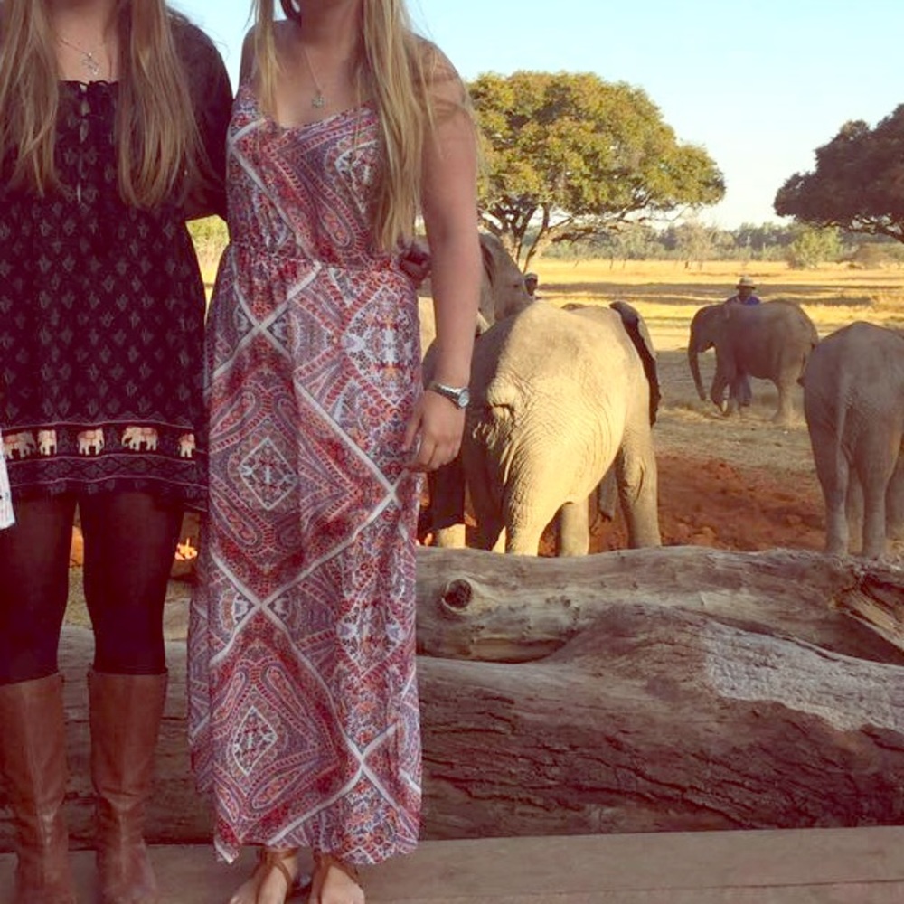 Boho maxi dress. - Picture 1 of 6